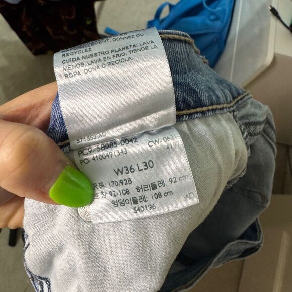 Men’s Signature Levi’s S61 Relaxed Jeans 36x30 - Picture 5 of 5